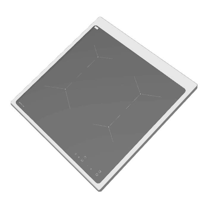 cooking top with frame,inox,596x600mm