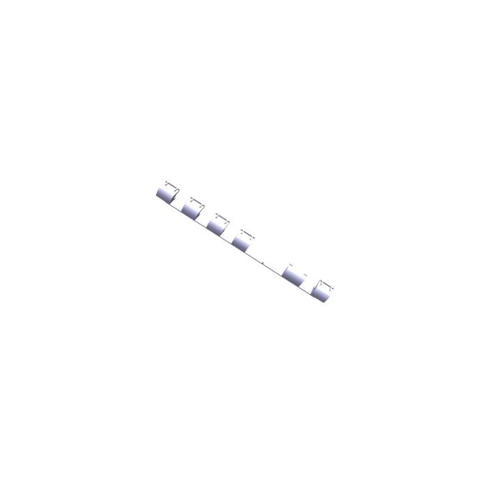 button set,white,rectangular,4+2,TC5,AEG