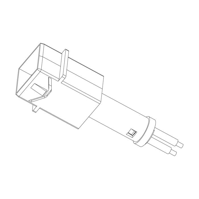 signal lamp, complete, oven