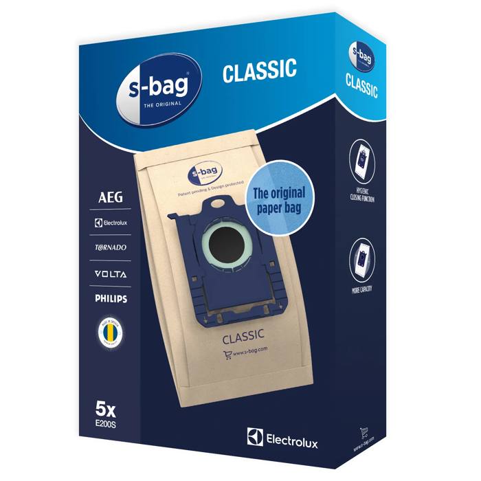 E200S - s-bag® Classic støvsugerposer