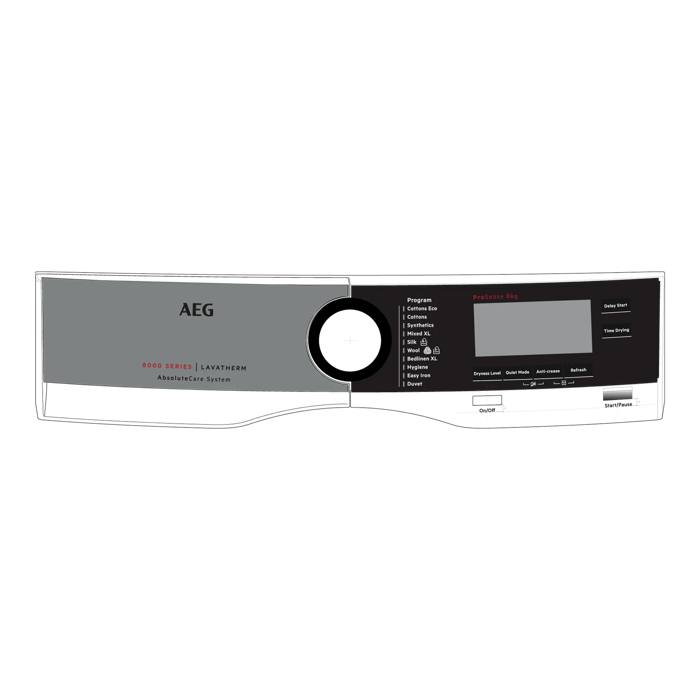 control panel, white, AEG
