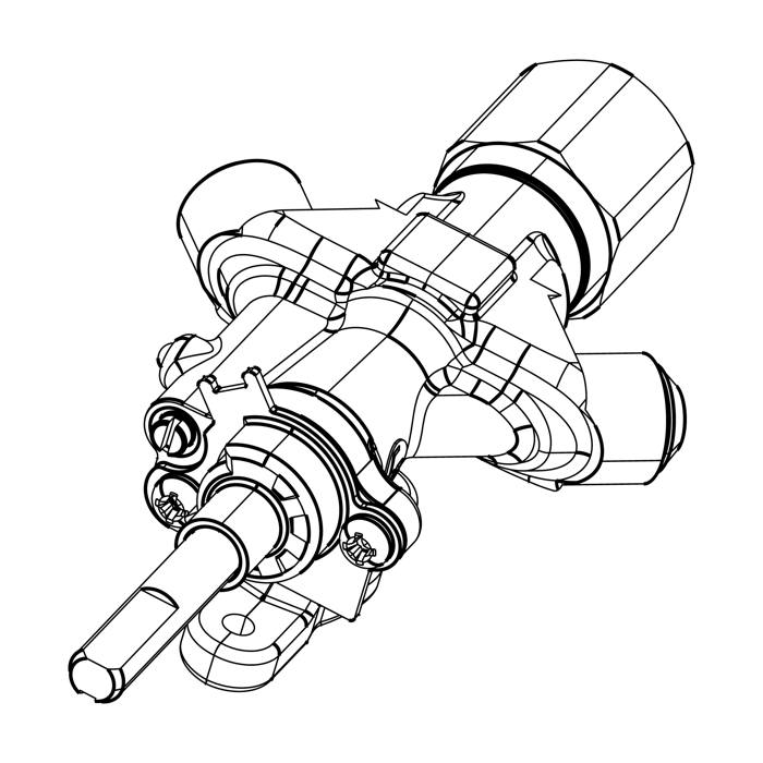gas tap, 2-ways