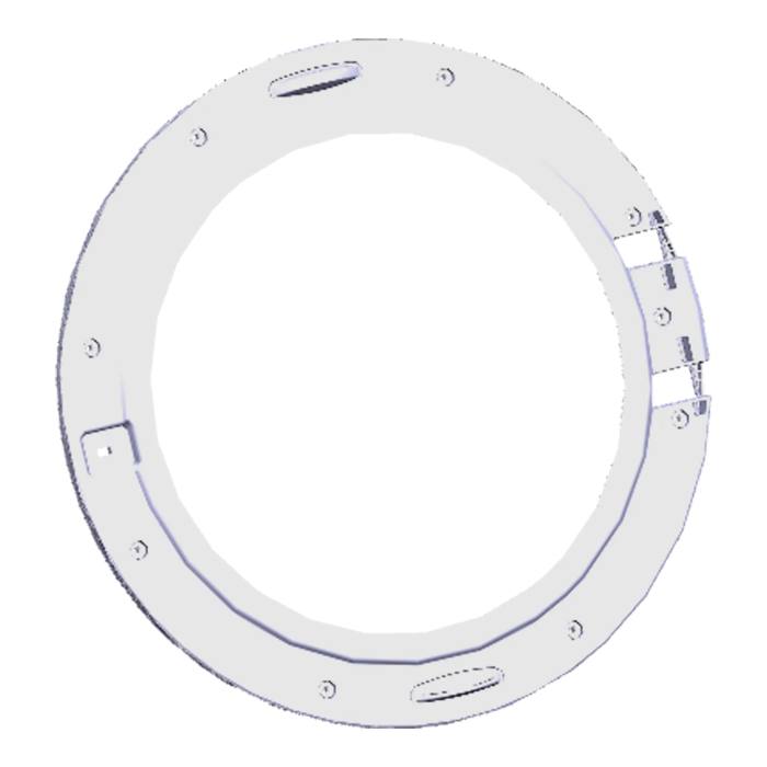 door frame, back, grey, Ø486mm