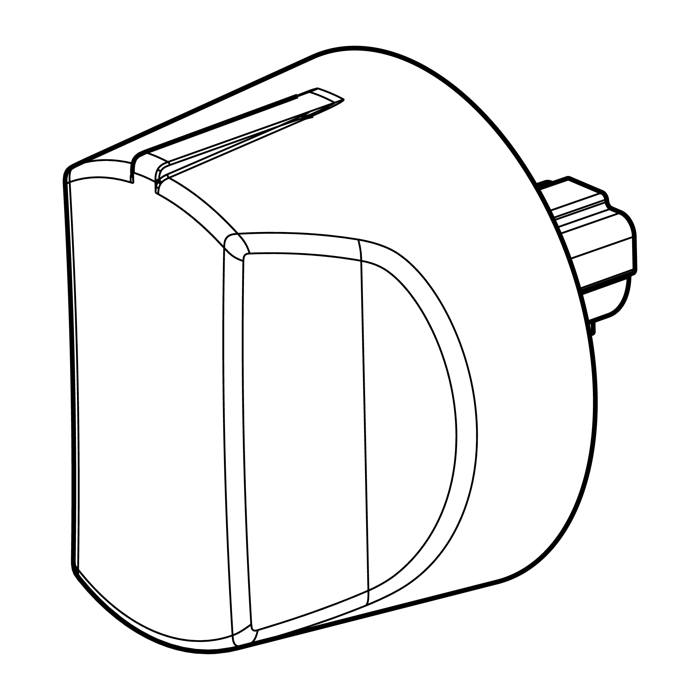 KNEBEL,FUNKTIONEN,INOX,4+0
