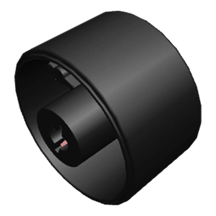 knob, black,
