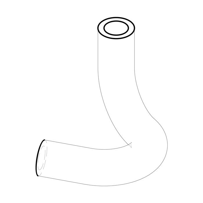 hose, hot water inlet valve