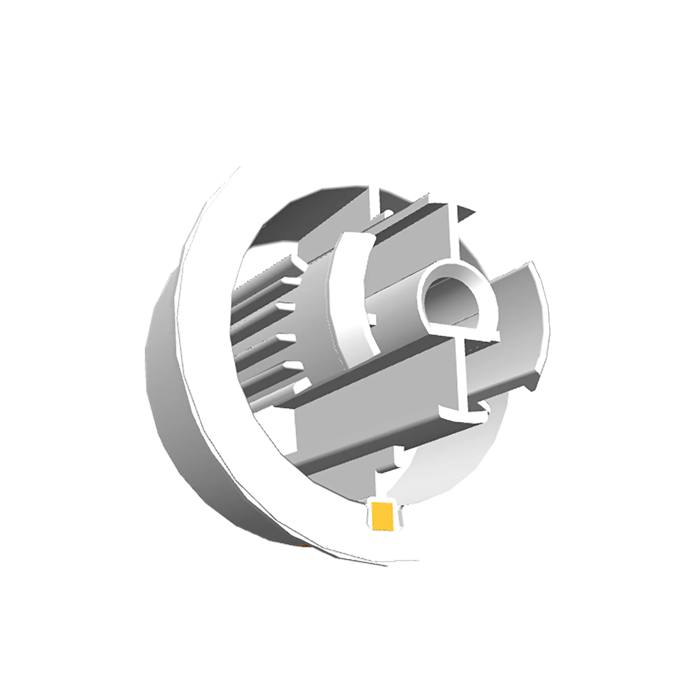 turning knob,Programme selector,Inserto grigio