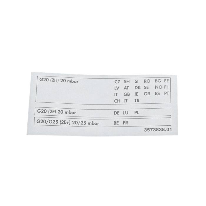 etiket, G20 E G20/G25