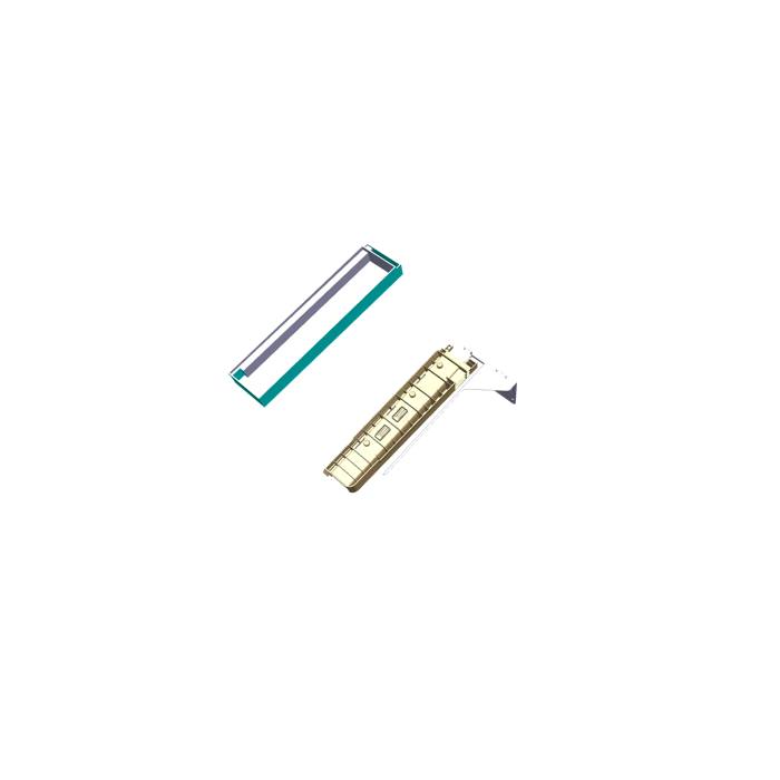 guidance rail, complete, left,