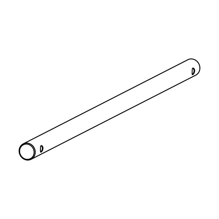 handle, black, round, 523mm/497mm
