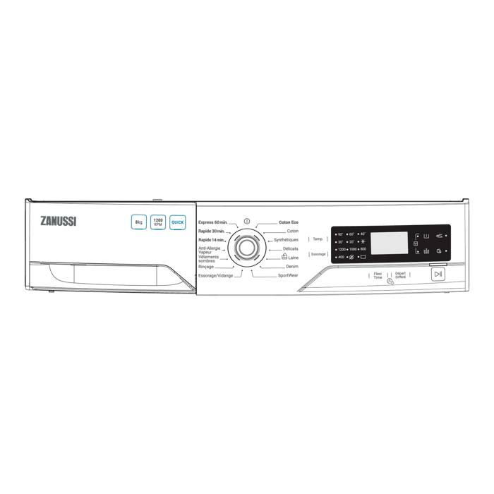control panel, white, Zanussi, FR