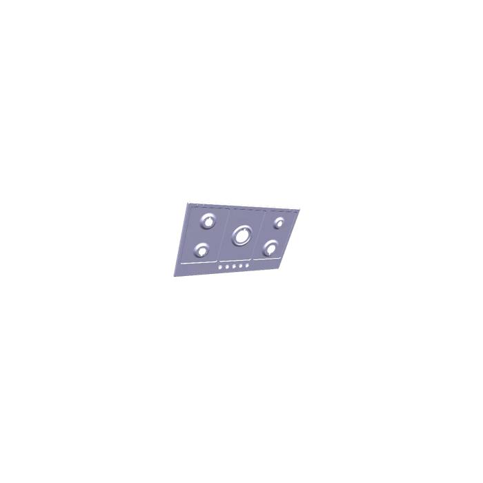 work top, inox, AEG, 858x521mm