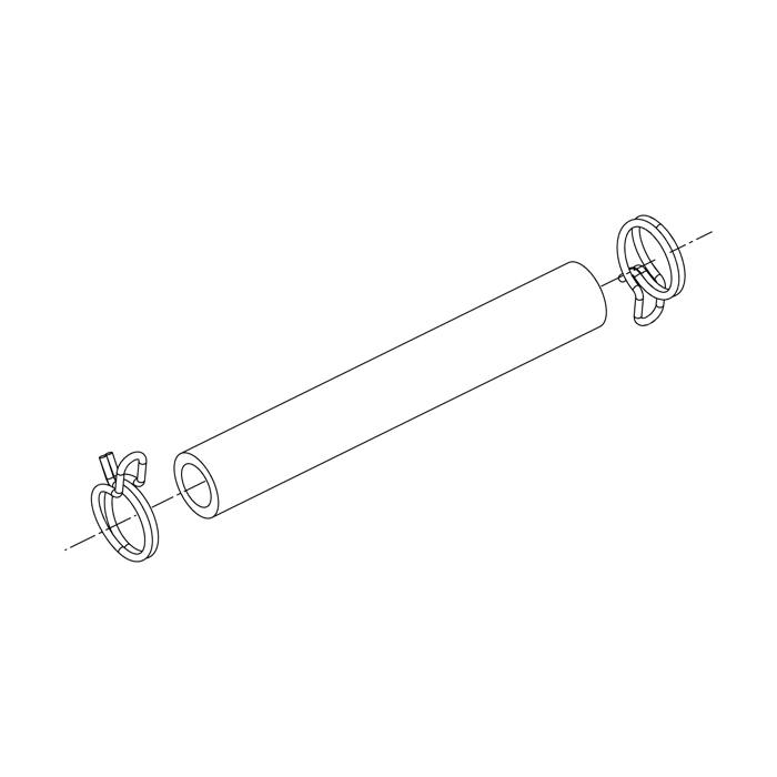 rubber hose,solenoid valve,clamp,D 12mm, L 148mm
