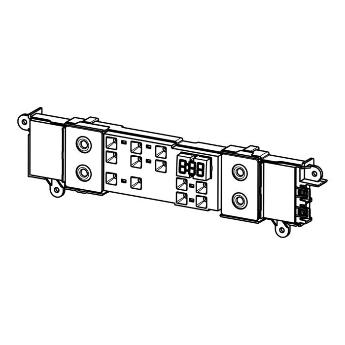 user interface board, red, low voltage,