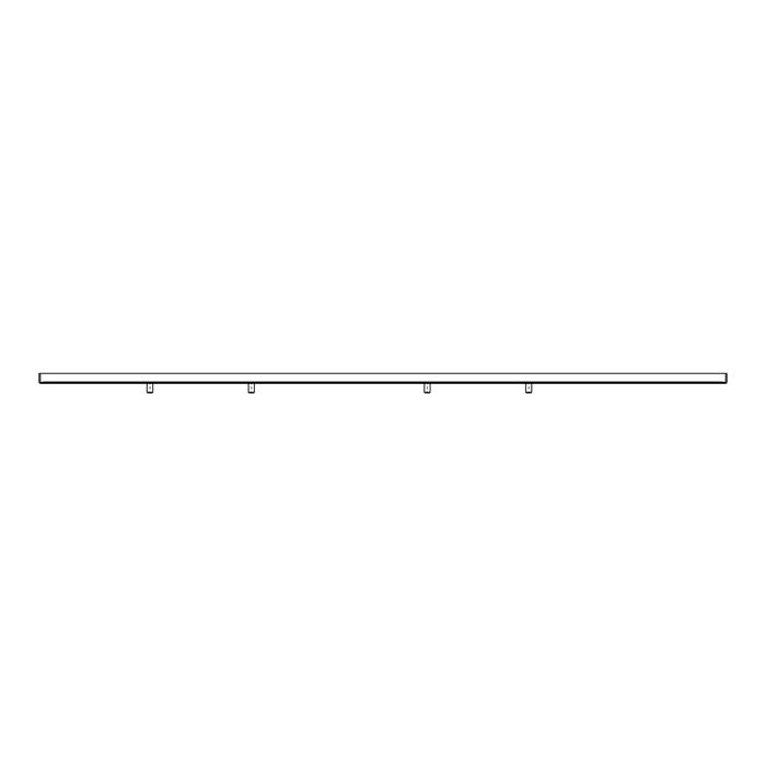 Hob Work Top Rear Profile Bar