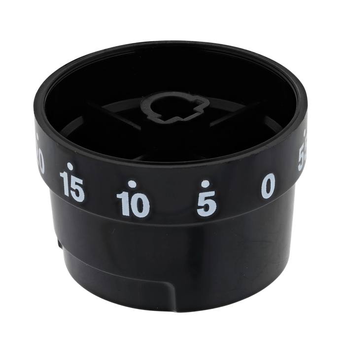 pokrętło, timer, czarny, 0-55