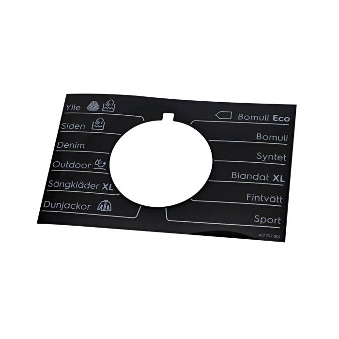 programme plate,knob,adhesive,SV
