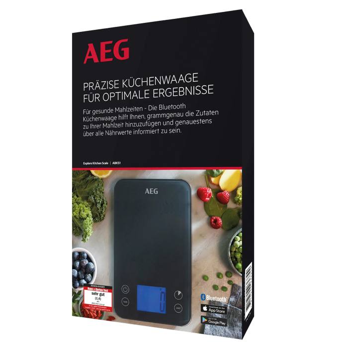 Bluetooth Connected Kitchen Scale with 5kg max