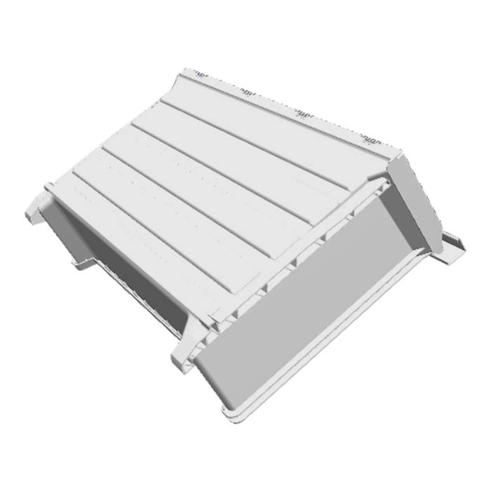 Box freezer, complete, neutral, 7902, 547x159.5mm