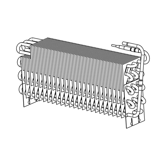 evaporator, assembly, Freezer