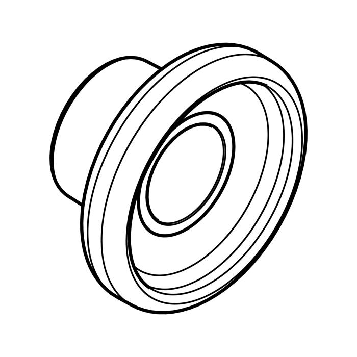roue de panier à couverts, gris
