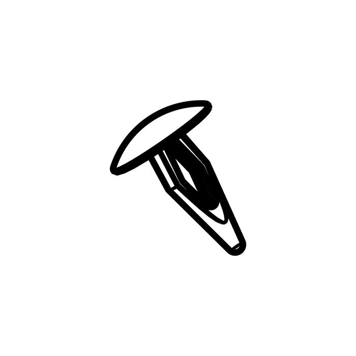 nit, täckplugg, 7809, D9x12.5mm