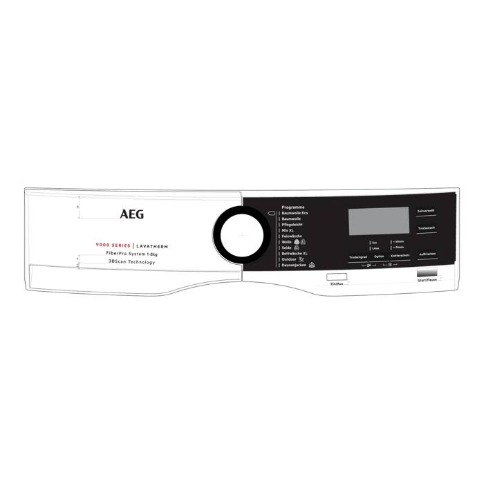 control panel, white, AEG