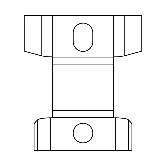 Hob Gas Tap Fixing Sleeve