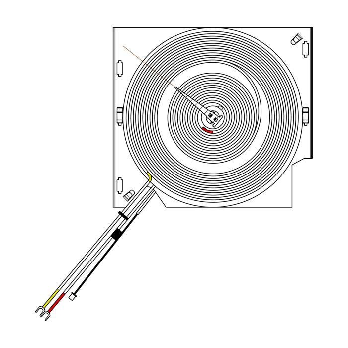 coil, induction, complete, 210mm