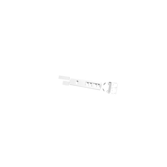 geleiderrail, plastiek, T20, 124.74x23.1mm