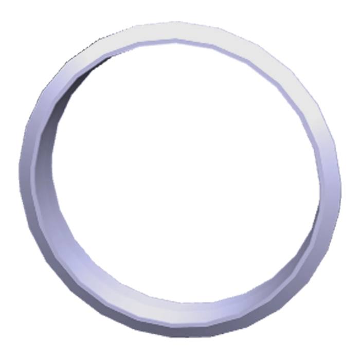 Abdeckring, Knebel, Silber