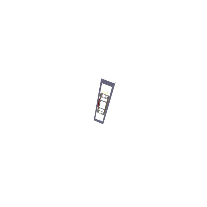 BEDIENBLENDE,INOX,60CM,SET,2K
