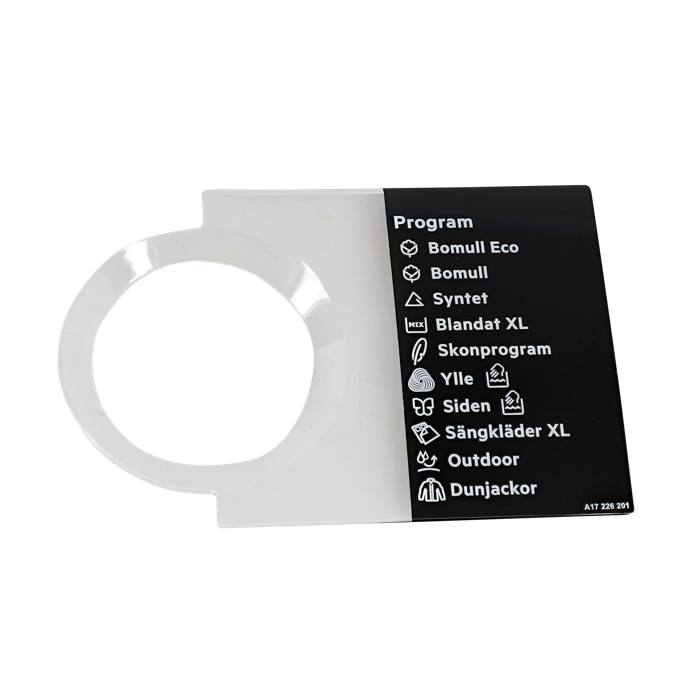programme plate,knob,adhesive,SV