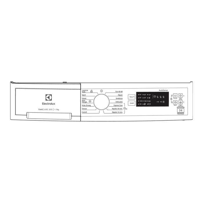 control panel, white, Electrolux
