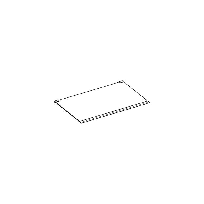 hylla glas-, sats, stopp, 405x280mm
