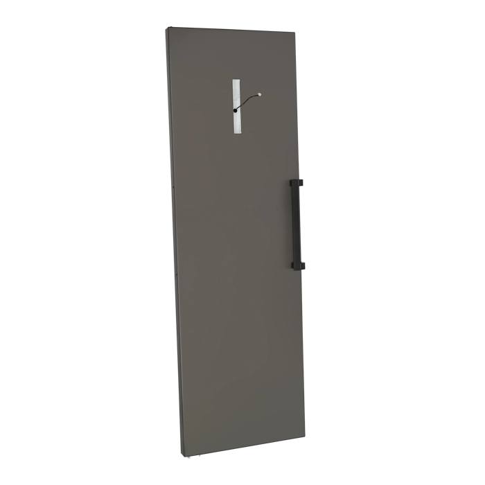 freezer door, assembly, black, 1860x595mm