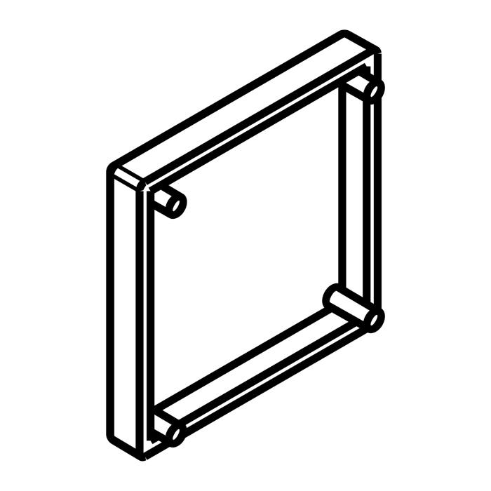 Capuchon de cache-vis de poignée de porte pour réfrigérateur