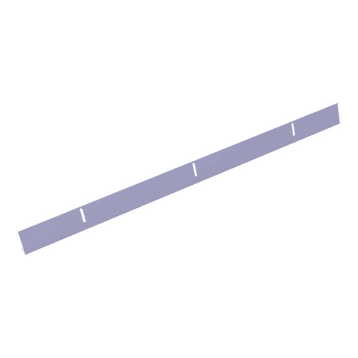 spacer, lower, silver, 598x40x24