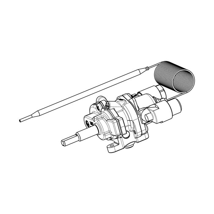 thermostat, gas oven, 1-way,