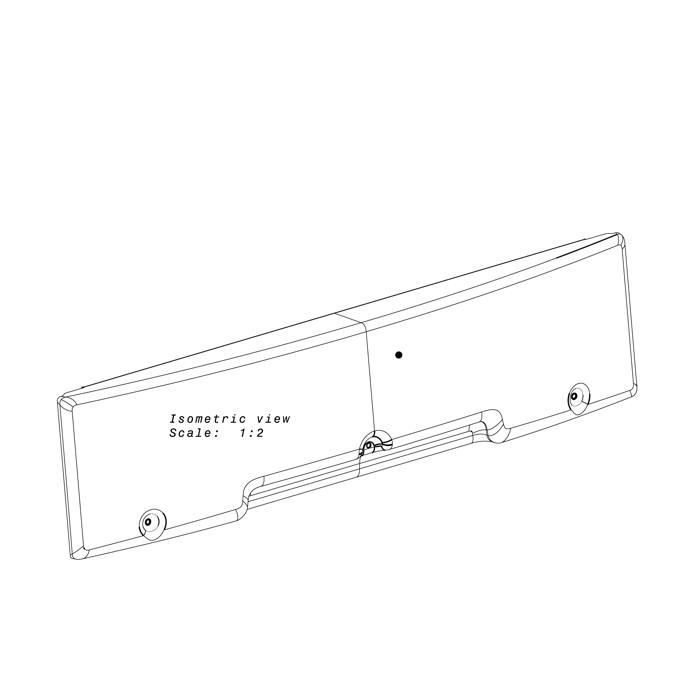 Façade de tiroir chauffant pour cuisinière