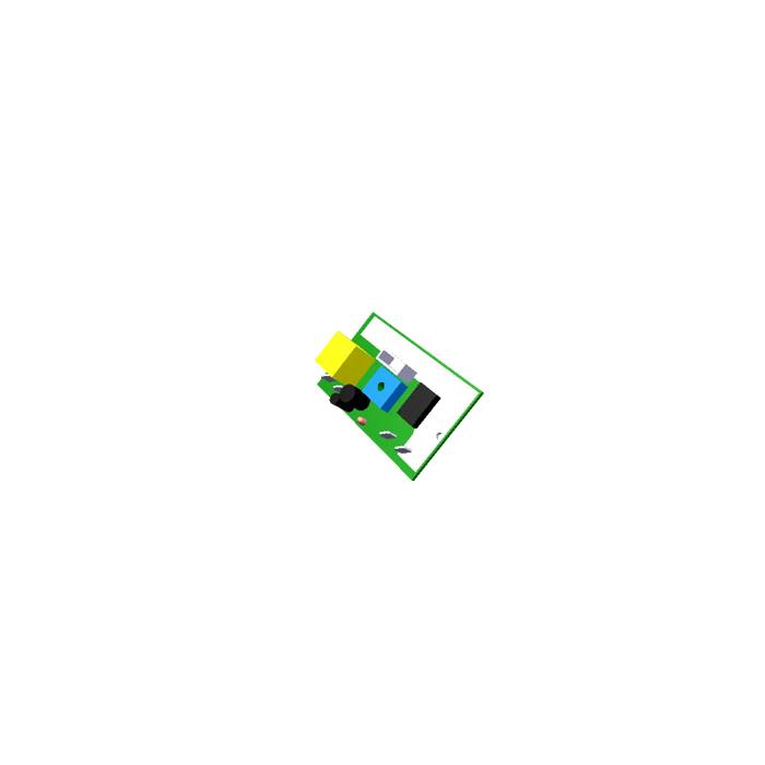 scheda elettronica, comando, alto,