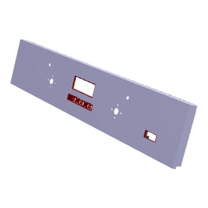 BEDIENBLENDE,INOX,60CM, SET, 2
