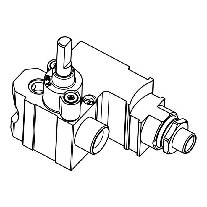 Gashahn,Hilfe,d=0.28 G20-20mbar