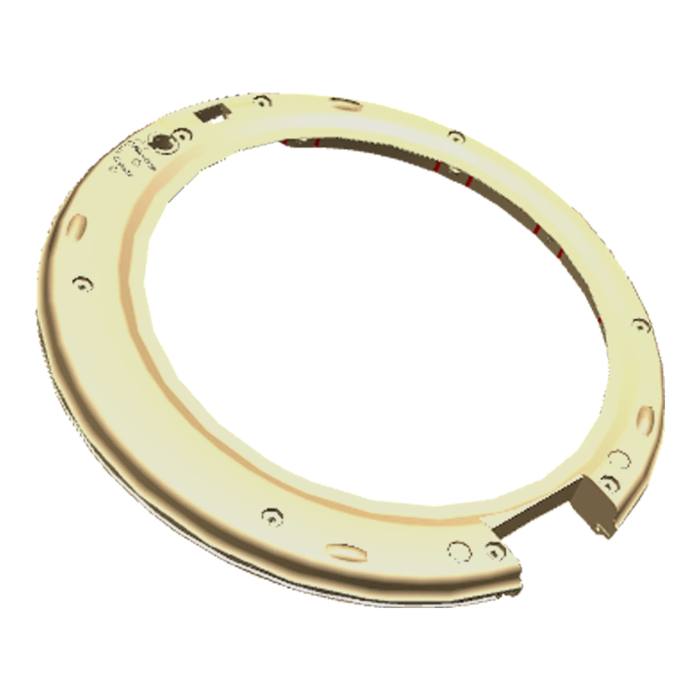 TÜRRAHMEN,HINTEN,GRAU,Ø416,8MM
