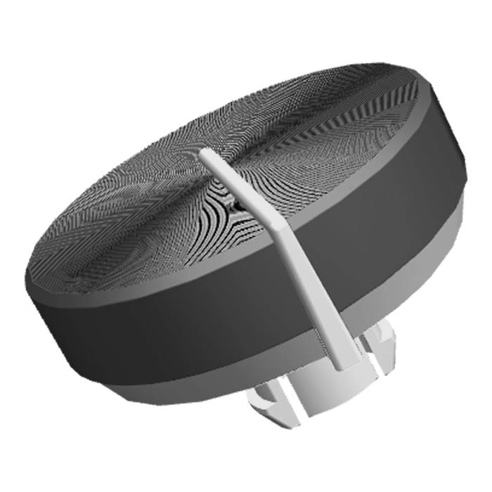 knob, programme selector, grey, WH