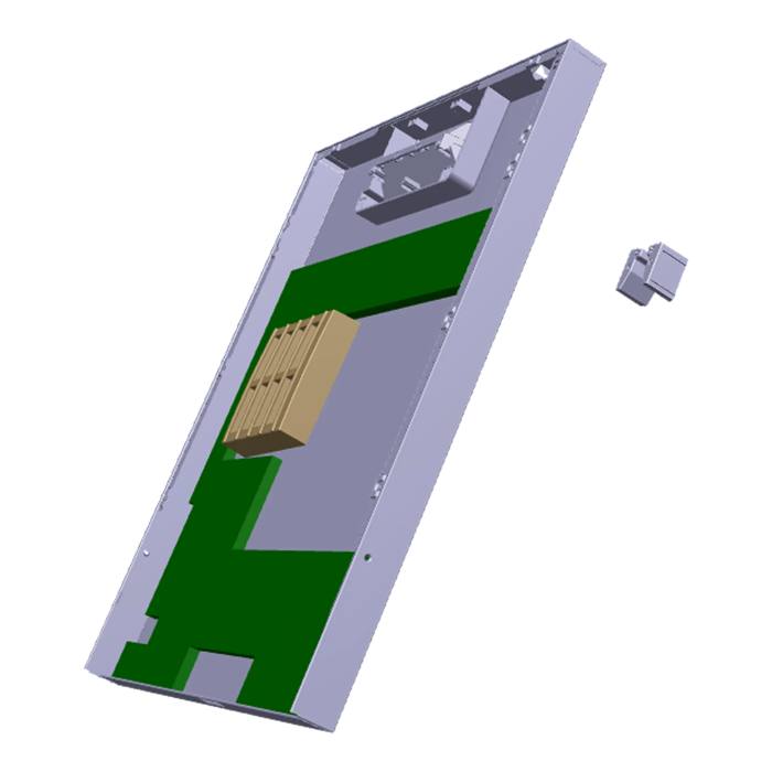 luckans ytterpanel, rostfri, Electrolux, [590x705mm]