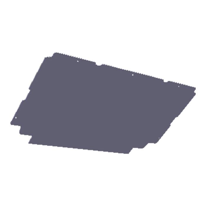 Abdeckblende, Boden