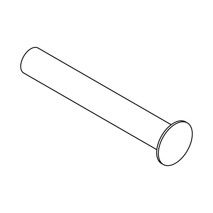 shaft, roller, foot, d6x51.9mm