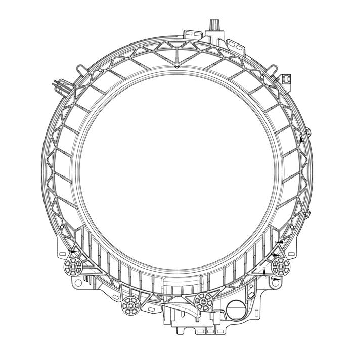 tub, shell, front