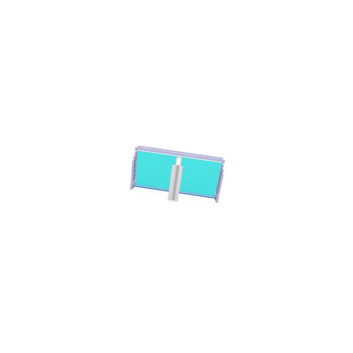glass panel assembly, vegetable box, guidance rail, 777x382 mm